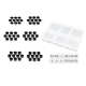MR33 Aluminum 3mm Shim Set 1.25,1.75,2.25,2.75,3.2