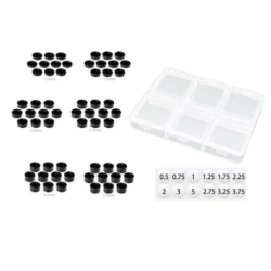 MR33 Aluminum 3mm Shim Set 1.25,1.75,2.25,2.75,3.2