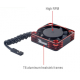 Rocket 40mm Aluminum Cooling Fan BLACK/RED