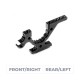 XRAY X4 ALU LOWER BULKHEAD - FRONT R / REAR L - HD