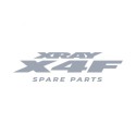 XRAY Aluminum Shim 3,0 x 12,0 x 2,0 mm - Black