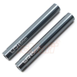 THREADED ALUMINUM M3 LINK PIPE 6X45MM 2PCS GUNMETA