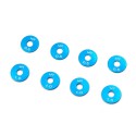 ALUMINUM WHEEL SPACER 0.5 1.0 SET 8PCS BLUE