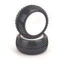 Schumacher Pre-Glued Mezzo 1/10 - Rear Tyres - Yel