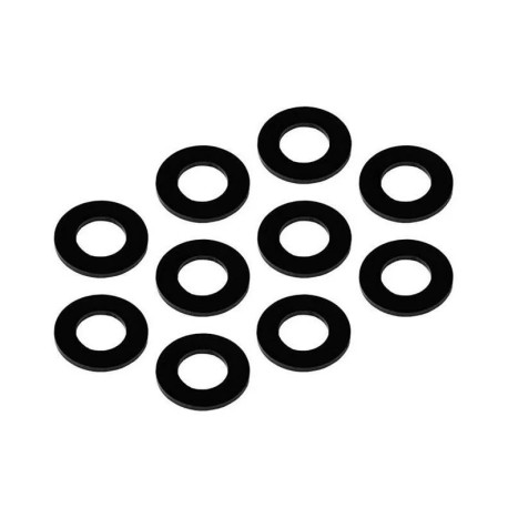 MR33 Aluminum Shim 3,0 x 6,0 x 0,5mm - Black (10