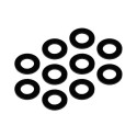 MR33 Aluminum Shim 3,0 x 6,0 x 0,5mm - Black (10
