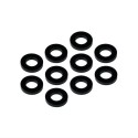 MR33 Aluminum Shim 3,0 x 6,0 x 1,0mm - Black (10
