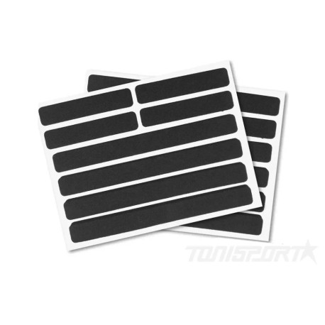 MR33 Body Support Foam 2mm Set 10x50x5mm (4) 10x10
