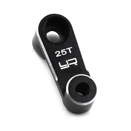 25T Aluminum 15.5mm Servo Horn Black For Team Asso