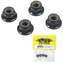5mm Aluminum Wheel Lock Nut 4pcs Black