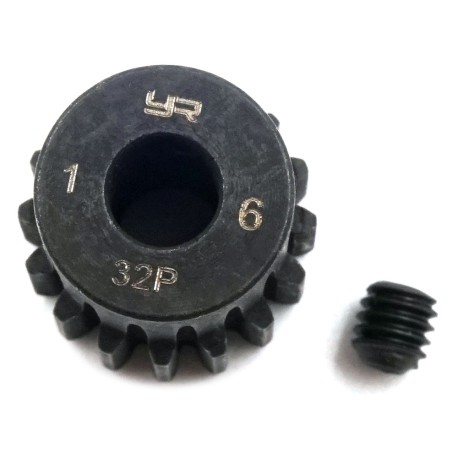 32 Pitch 16T HD Steel 5mm Bore Motor Gear Pinion