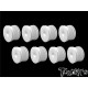 Pack llanta trasera T-Works Hexagono 12mm 2.2" 
