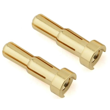 Ruddog 4/5mm Dual Bullet Gold Plug Male (2pcs)