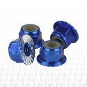 1up Racing Premium Aluminum Locknuts M4 Flanged & 