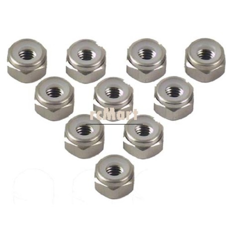 4mm Aluminium Lock Nut (TI) 