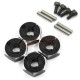 ALUMINUM HEX ADAPTOR SET 12X8MM FOR 1/10 RC TOURIN