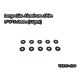 Large Size Aluminum Shim 3*8*1.0mm(10)