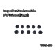 Large Size Aluminum Shim 3*8*3.0mm(10)