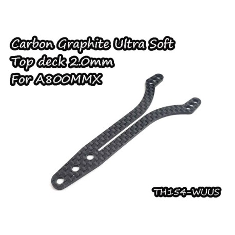 Carbon Graphite Ultra Soft Top deck 2.0mm for A800