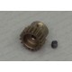 Piñón motor acero 48DP - 17T. para eje de motor de