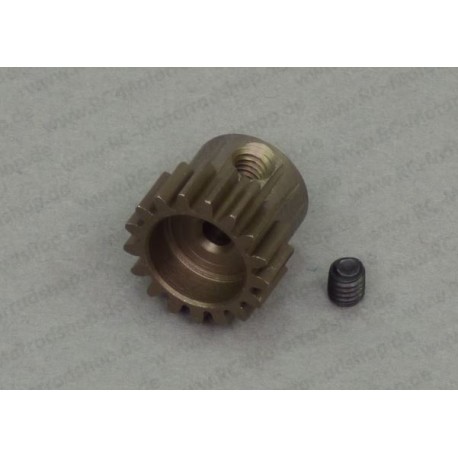 Piñón motor acero 48DP - 17T. para eje de motor de