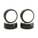 D-R3 Highend compound Pre-glued TC Rubber tires 24mm 36deg 4pcs