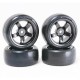 Sweep Mini TC M-Chassis Pre-Glued Tires Set Pro-Co