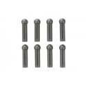 Tamiya 54257 RC 5mm Reinforced Adjuster (Gray,8pcs