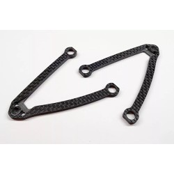 MR33 Carbon Lower Arm Set -1mm for Awesomatix A800