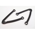 MR33 Carbon Lower Arm Set -1mm for Awesomatix A800