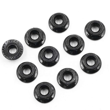 XPRESS 40068 - knurled wheel nuts with flange - M4