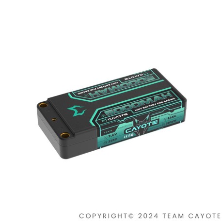 CAYOTE Racing 5000mAh 2S Shorty LiPo Akku 7,6V 145
