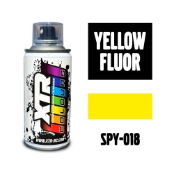 XTR Colours Lexan Spray 150ml - Yellow Fluor
