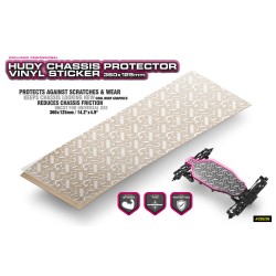 209200 HUDY CHASSIS PROTECTOR VINYL STICKER 360X12