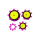 Gomas de pegado de neumaticos RcPRoject purpura