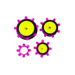 Gomas de pegado de neumaticos RcPRoject purpura