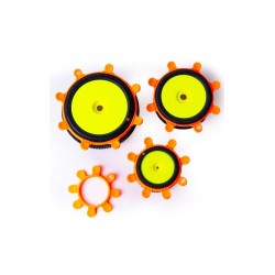 Gomas de pegado de neumaticos RcPRoject NARANJA