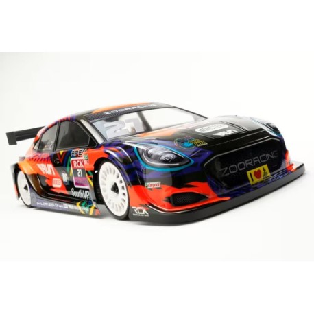 ZooRacing APEX 1:10 FWD Car 190mm Body (clear) 0,7