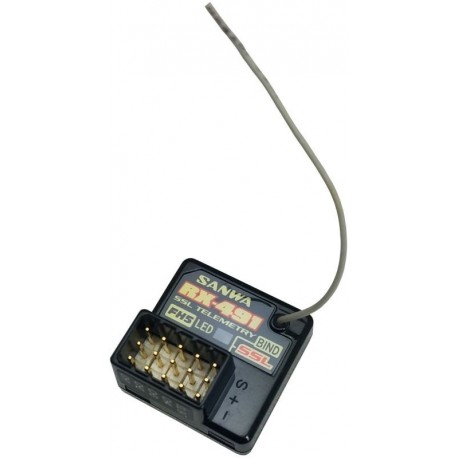 Sanwa RX-491 (FH-5, SUR) Waterproof Telemetry Rece