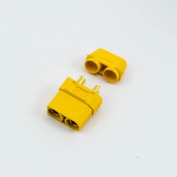 CONECTORES XT90 MACHO TRC (2 UNIDADES)