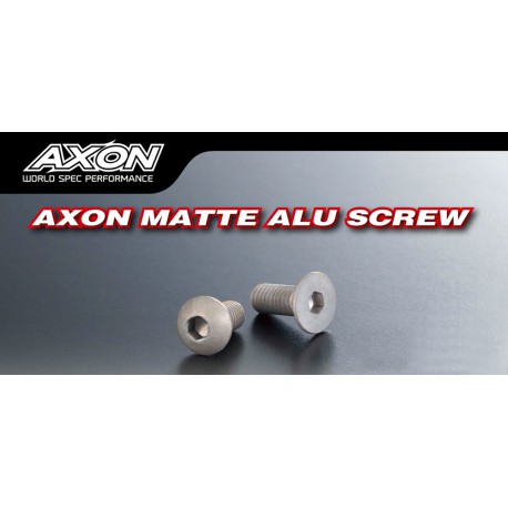 AXON Matte Alu Screw (Flat Head 3mm x 6mm 10pic)