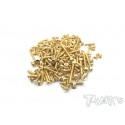 T-Work´s Awesomatix A800X Gold Plated Steel Screw 