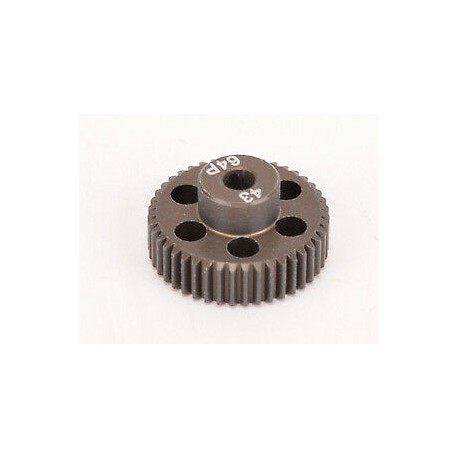 PIÑON ALUMINIO PASO 64DP 43T (7075 Hard)