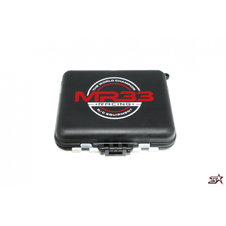 MR33 Hardware Box Small Black 12 x 9 x 3,5cm (Doub