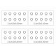 MR33 Shim Washer Set 3mm 0,05 / 0,1 / 0,2 / 0,3mm 
