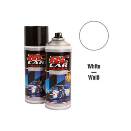 RC Car Colours Lexan Spray 150ml - White 
