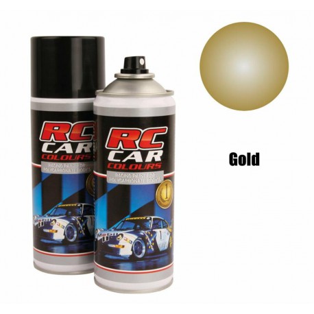 RC Car Colours Lexan Spray 150ml - AM Gold 