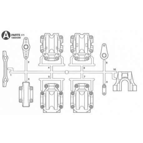 502X Transmission Case set TRF502X (42183)