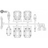 502X Transmission Case set TRF502X (42183)
