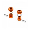XRAY Aluminum Adjustable Body Post Stop - Orange